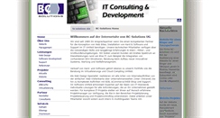 Desktop Screenshot of bc-solutions.de
