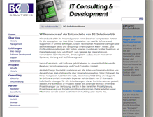 Tablet Screenshot of bc-solutions.de